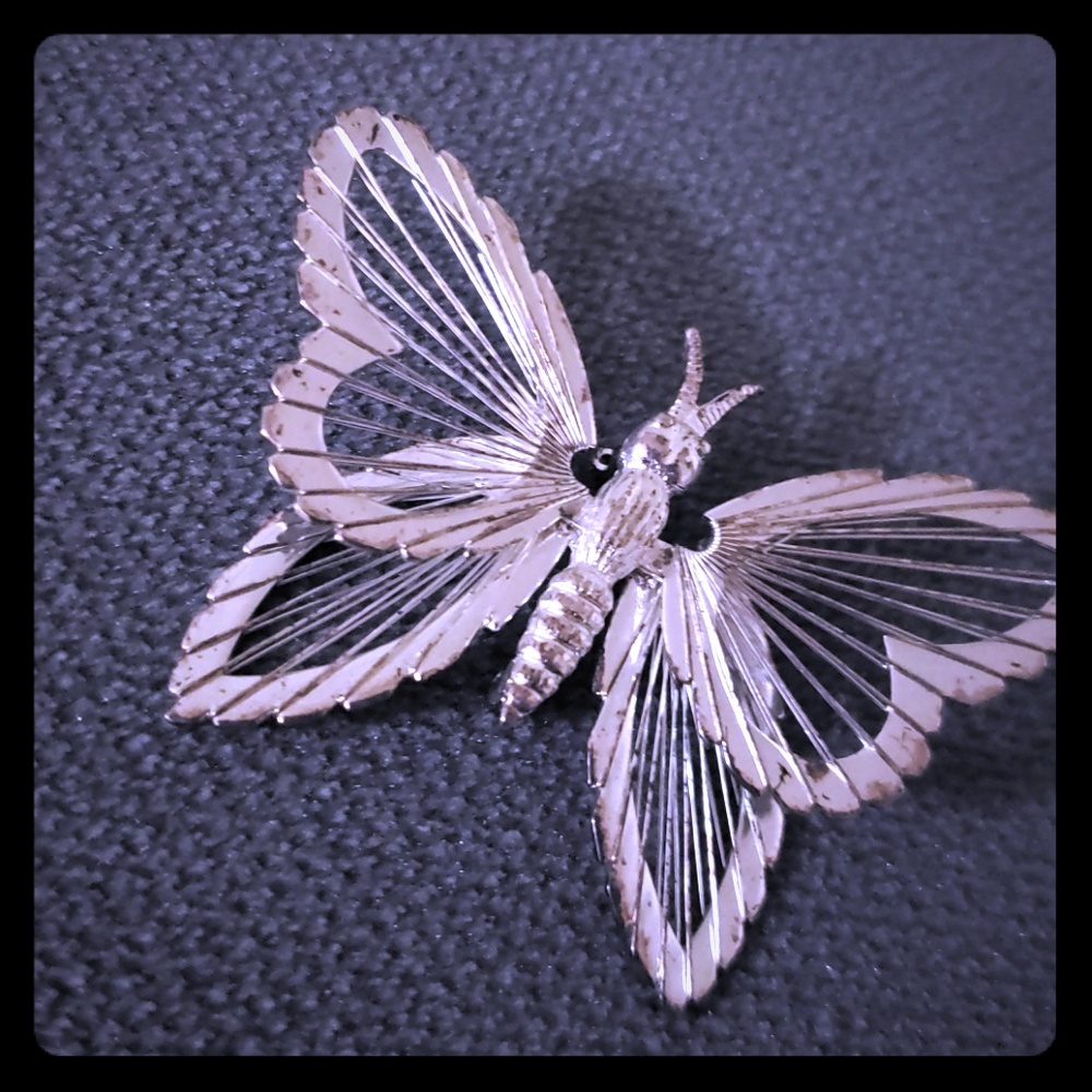 Vintage Butterfly Brooch
